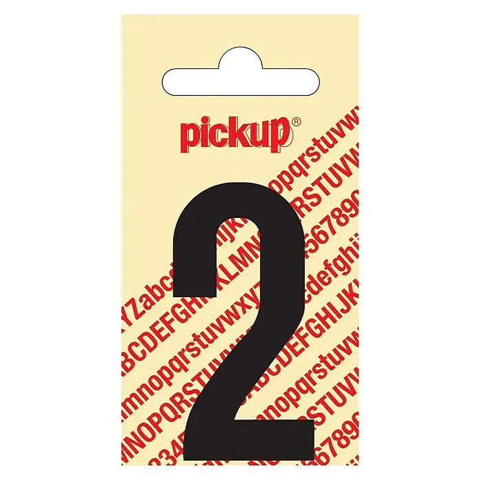 Pickup Naljepnica - Motiv: 2, Crne boje, Visina: 60 mm