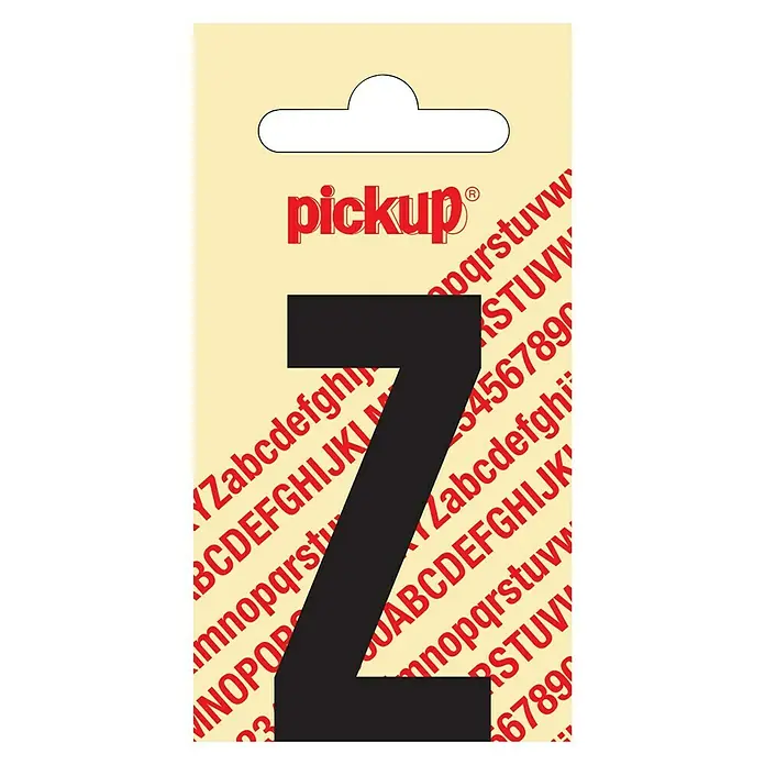 Pickup Aufkleber - Motiv: Z, Schwarz, Höhe: 60 mm