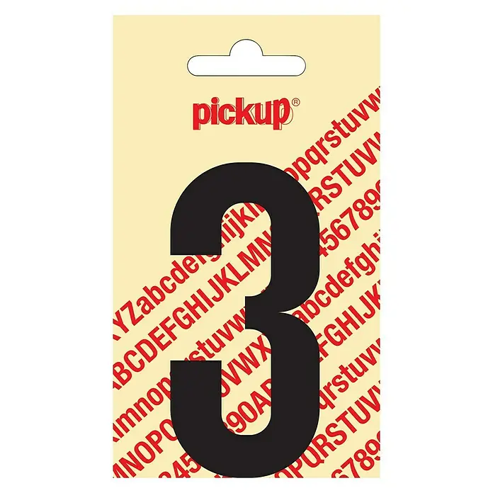 Pickup Naljepnica - Motiv: 3, Crne boje, Visina: 90 mm