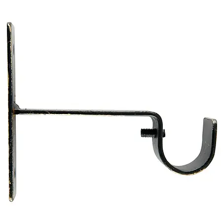 Soporte de pared Antique negro y oro