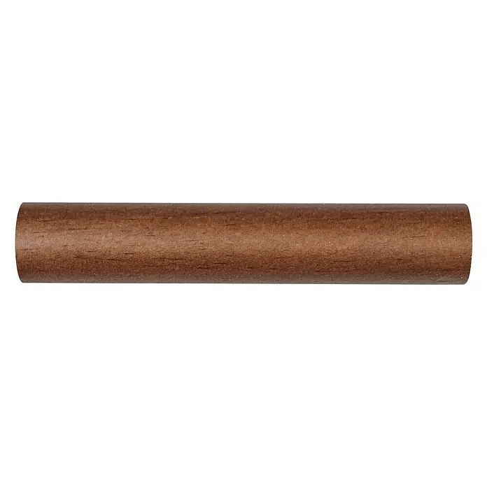 Barra para cortinas Ideas Wood - Cebrano, Largo: 150 cm, Diámetro: 28 mm
