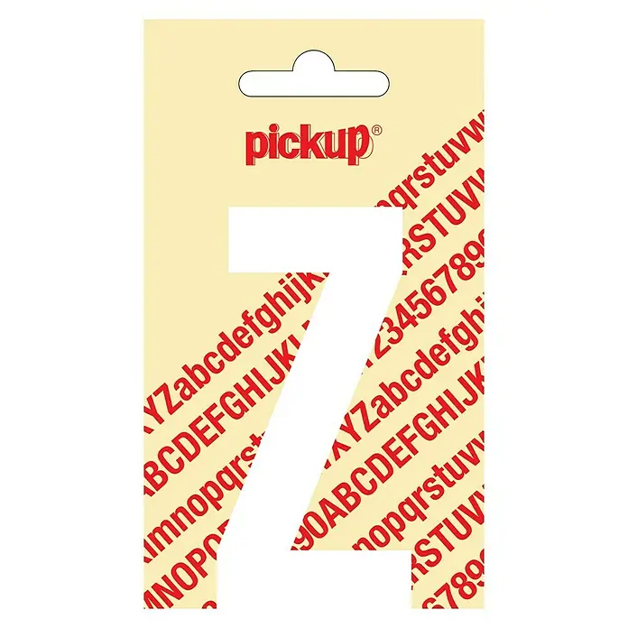 Pickup Etiqueta adhesiva - Motivo: Z, Blanco, Altura: 90 mm