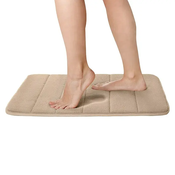 Alfombra para baño Nuvola - 400 x 600 mm, Beige