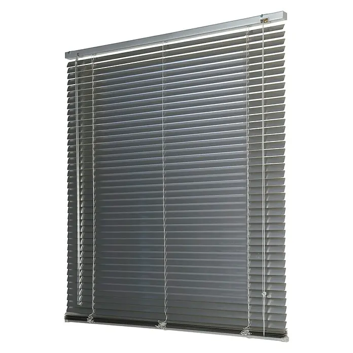 Veneciana Techno - An x Al: 75 x 160 cm, Plateado, Aluminio