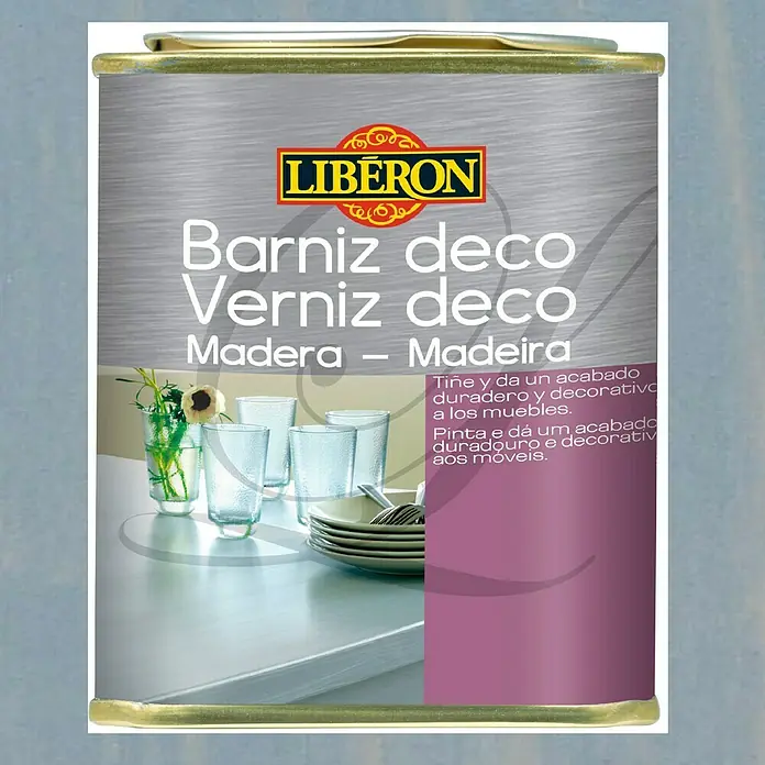 Libéron Barniz para madera Bloom - Océano, 250 ml, Satinado