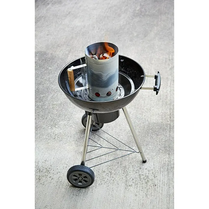 Grillstar Kamin za paljenje briketa - Čelik, Galvanizirano - Proizvod u upotrebi