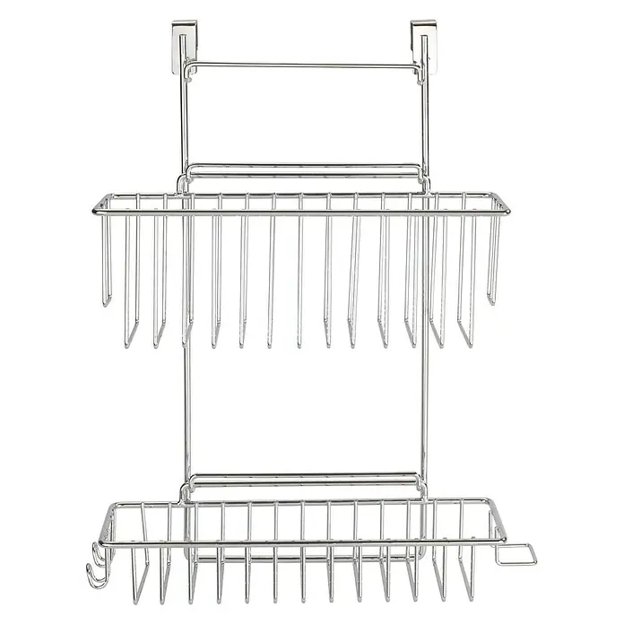 Wenko Cestita colgante - L x An x Al: 12,5 x 47 x 32 cm, Cromo