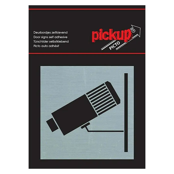 Pickup Naljepnica - Motiv: Videokamera, D x Š: 80 x 80 mm