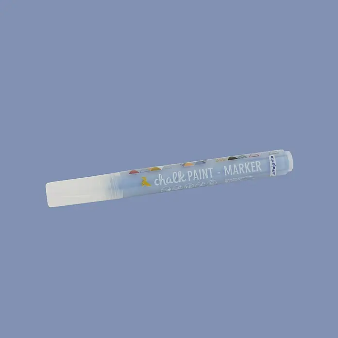 La Pajarita Marcador para ropa Chalk Paint Marker - Azul Horizonte, 6 ml, Mate - Vista angular