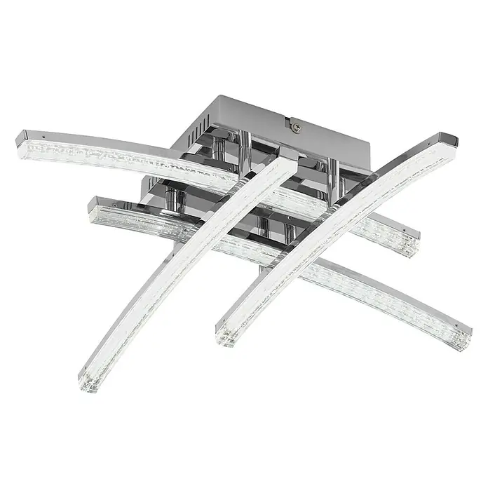 Eglo LED-Deckenleuchte Pertini - 20 W, L x B x H: 45 x 45 x 12,5 cm, Warmweiß - Vorderansicht