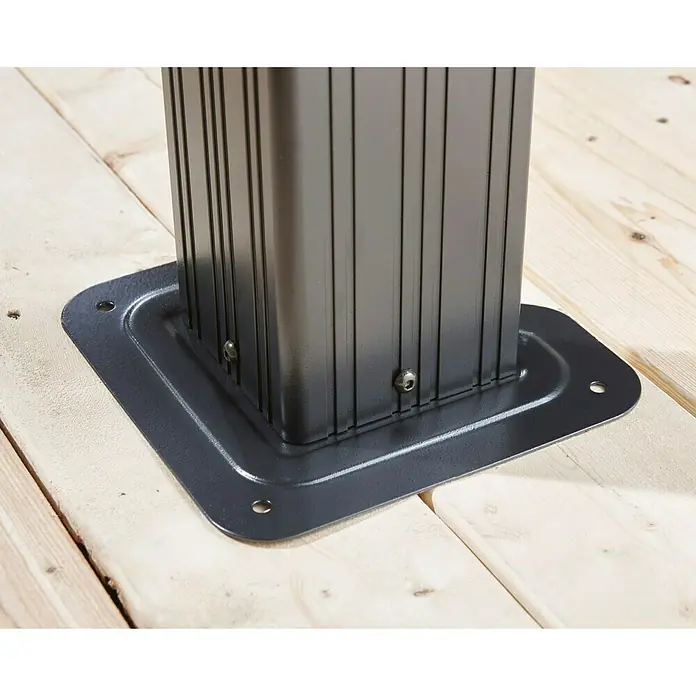 Sojag Pavillon Messina 10 x 12 - 298 x 363 x 291 cm, Anthrazit - Detailaufnahme