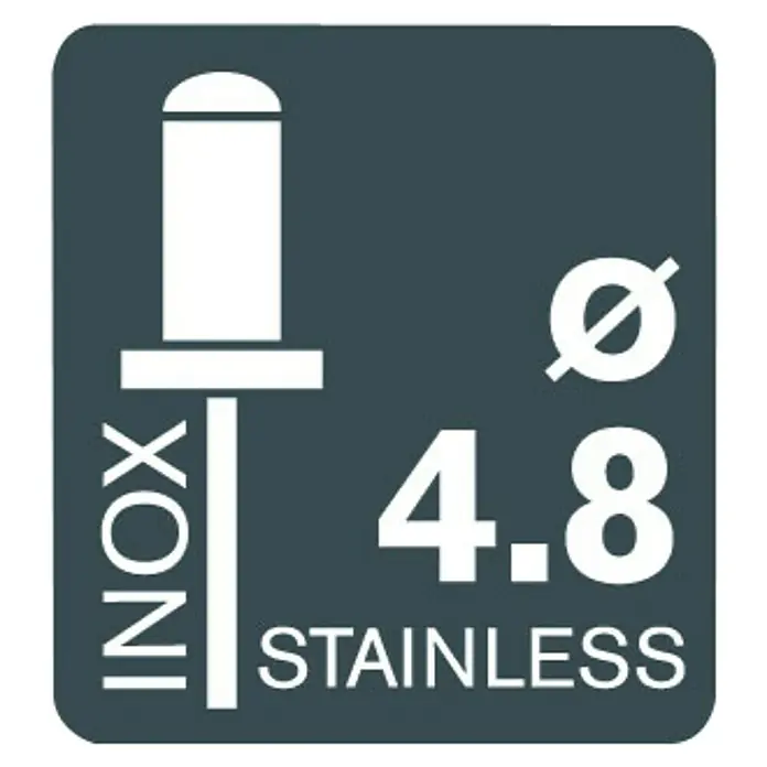 Rapid Blindnietzange RP100 - Geeignet für: Aluminiumnieten (Ø 3,2 mm, Ø 4 mm, Ø 4,8 mm), Nietdornauffangbehälter