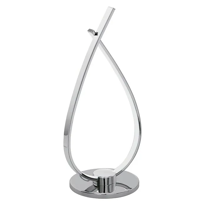Eglo Lámpara de sobremesa LED Roncade - 14 W, L x An x Al: 19,5 x 15 x 33,5 cm, Cromo, Blanco cálido