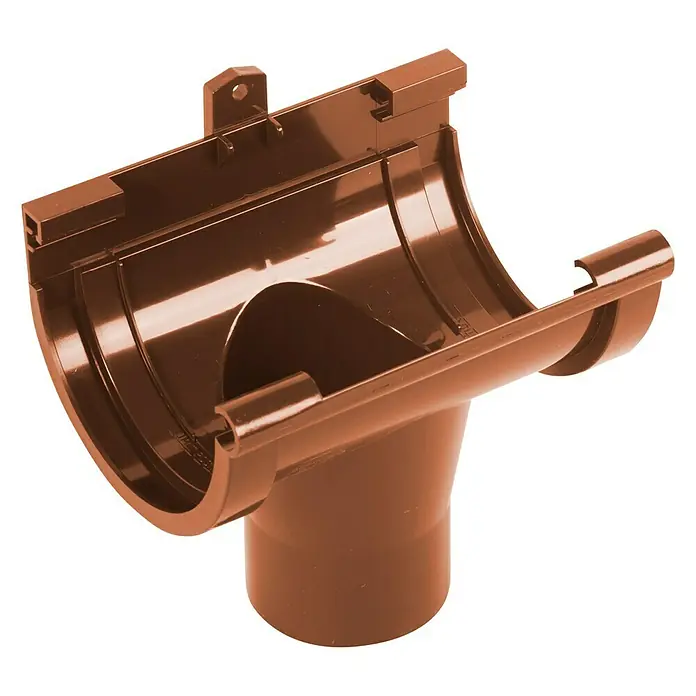 Dakota Conector de canalón G-125 - Ø 80 mm, Cobre