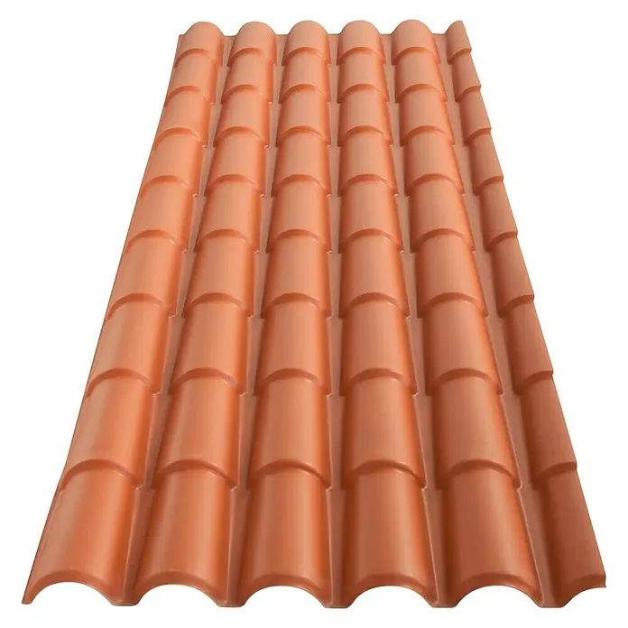 Odem Placa de cubierta Iccopo - Terracota, 2,95 m x 99 cm x 2 mm, PVC