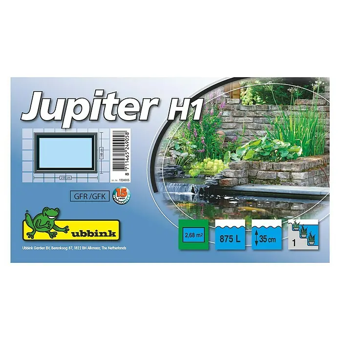 Ubbink Teichschale Jupiter H1 - Fassungsvermögen: 875 l - Detailaufnahme