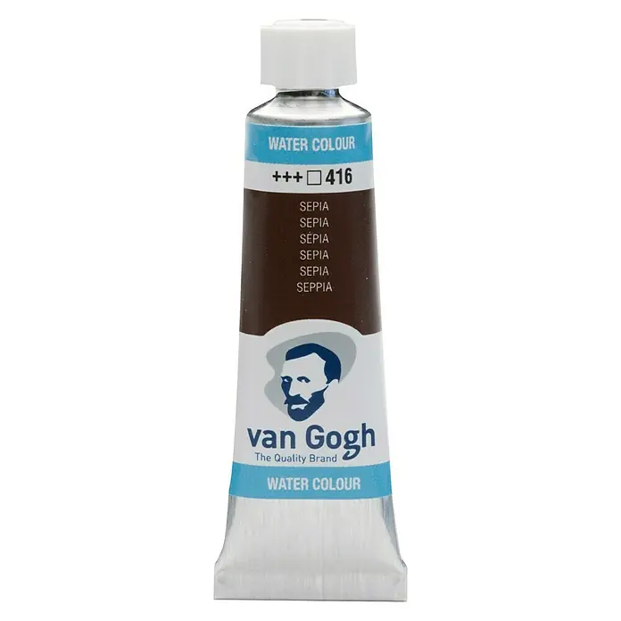 Talens Van Gogh Acuarela - Sepia, 10 ml, Tubo