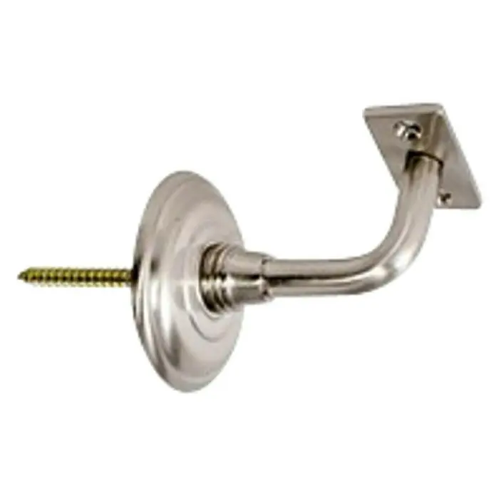 Micel Soporte de pasamanos PMN3 - Zamak, Plateado