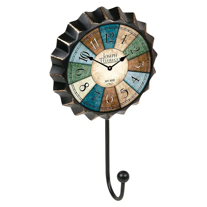Nesu Gancho para colgar Chapa Reloj Colores - Número de ganchos: 1 ud., L x An x Al: 11 x 19 x 4,5 cm