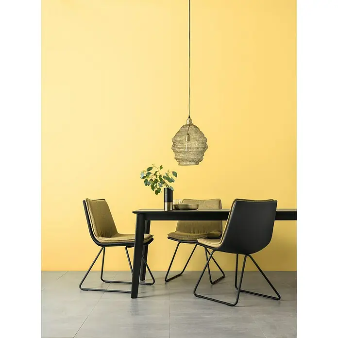 SCHÖNER WOHNEN-Farbe Wandfarbe Designfarbe - Freundliches Goldgelb, 2,5 l, Matt - Stimmungsaufnahme