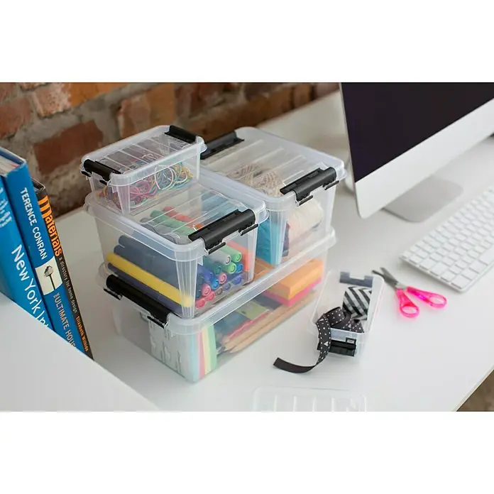 SmartStore Aufbewahrungsbox Classic - L x B x H: 15 x 9 x 6 cm, Kunststoff, Transparent - Stimmungsaufnahme