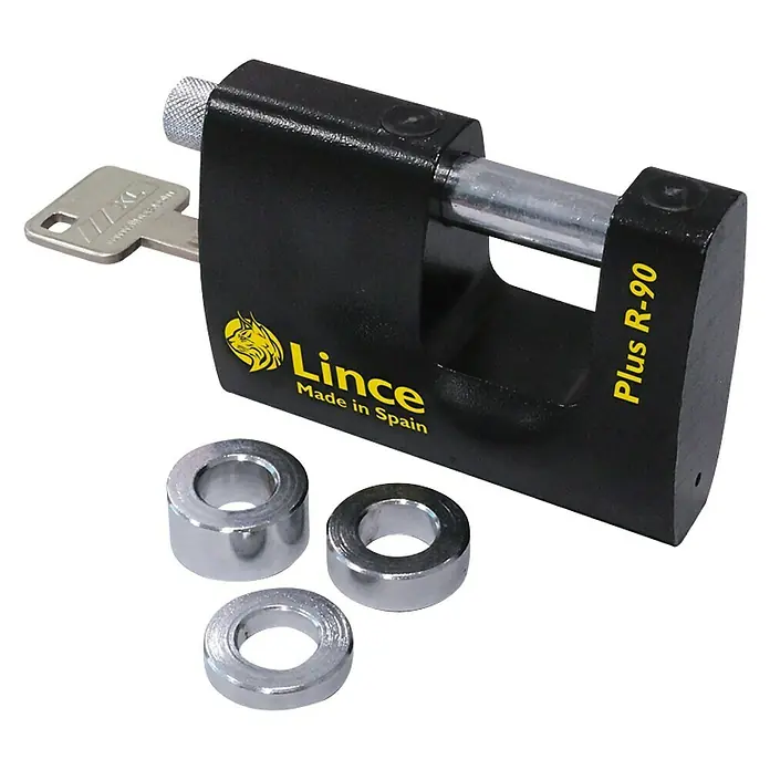 Lince Serie Plus Candado R-90 - An x Al: 100 x 65 mm, 1 ud., Acero