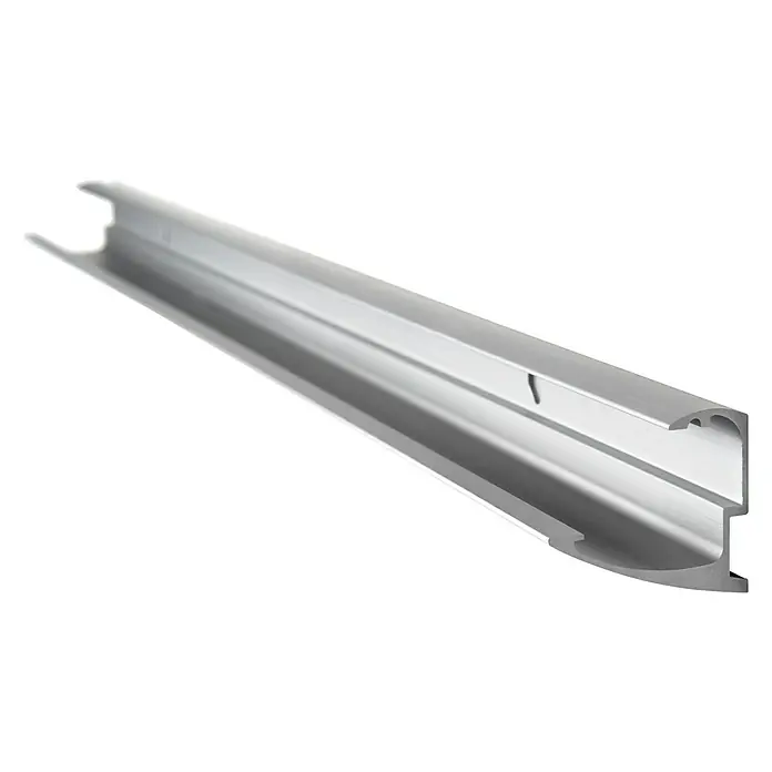 Format Profilleiste Alluminia - L x B x H: 80 x 4,5 x 5 cm, Silber - Vorderansicht