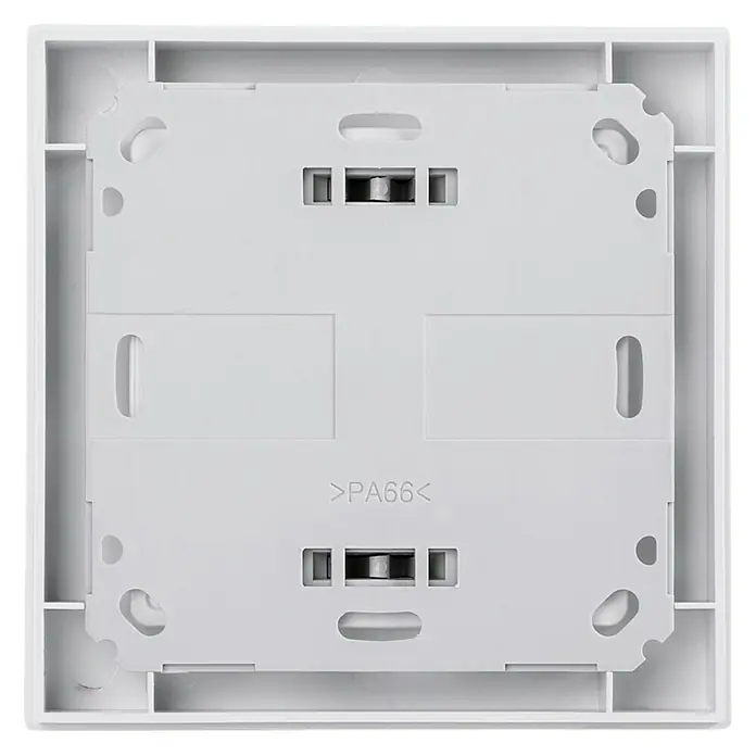Homematic IP Funk-Raumthermostat HmIP-WTH-2 - Batteriebetrieben, 25 x 86 x 86 mm - Rückansicht