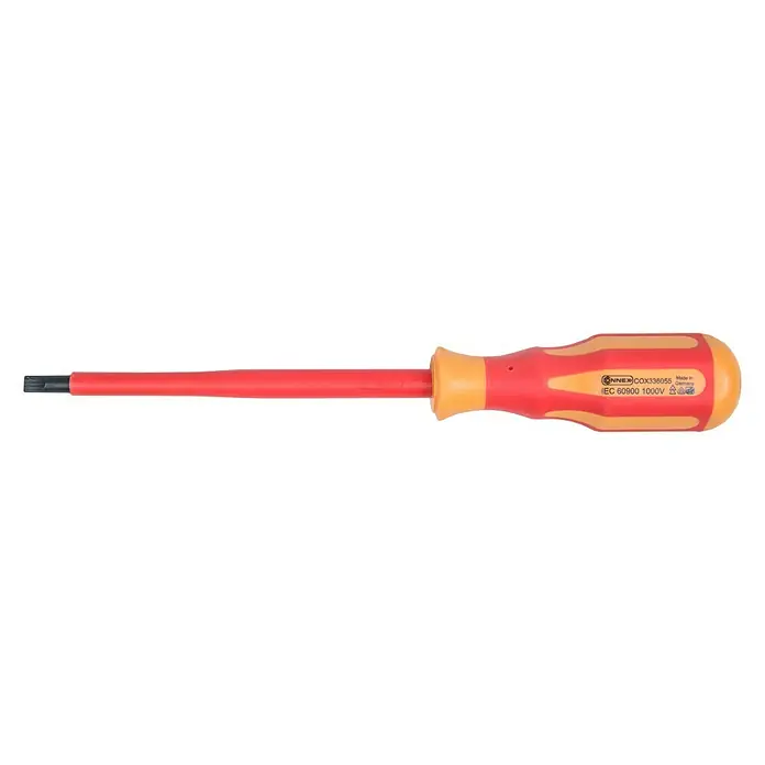 Destornillador para electricista COX336055 - SL 5,5 mm, Longitud de la hoja: 125 mm