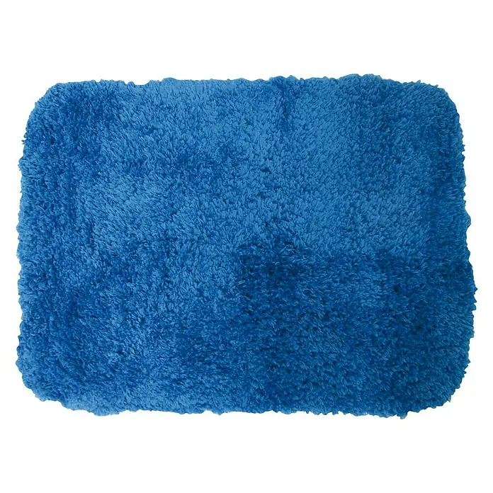 MSV Alfombra para baño Douceur - 50 x 70 cm, Azul