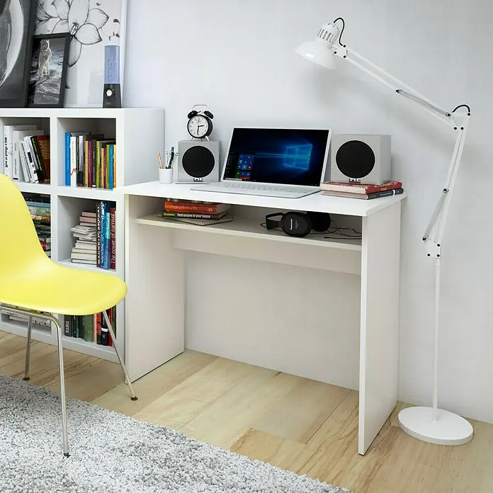 Mesa de escritorio Blanca - L x An x Al: 50 x 90 x 74 cm