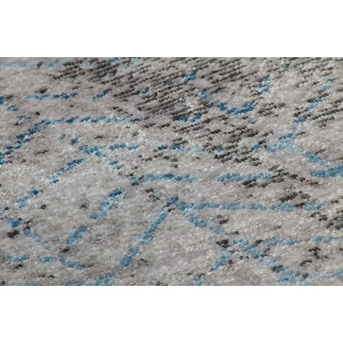 Kayoom Kurzflorteppich Antigua - Grau, 230 x 160 cm, 100 % Polyester - Detailaufnahme