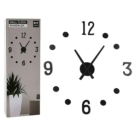 Wanduhr rund DIY
