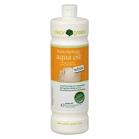 Clean & Green  Parkettpflege Aqua Oil White