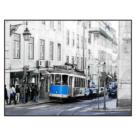 Cuadro de vidrio Trolley car