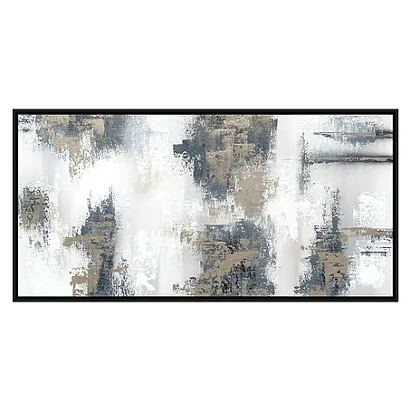 Cuadro pintado a mano y enmarcado Frío