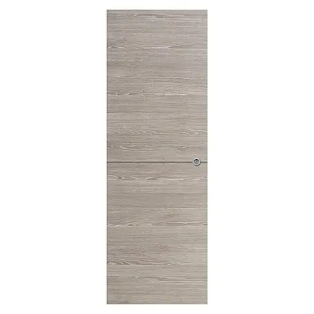 Puerta corredera de madera Roble Finlandés 100 con uñero
