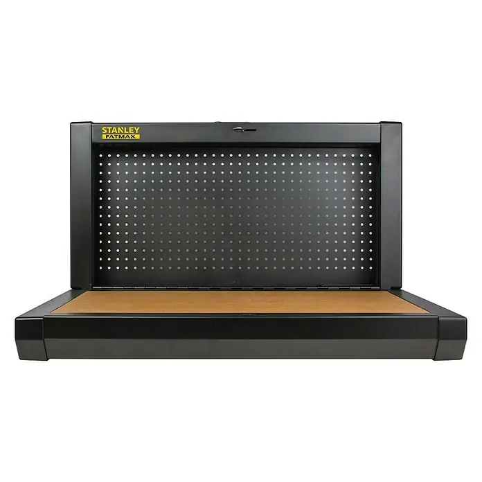Stanley FatMax Werkbank - L x B x H: 90 x 45 x 20 mm, Schwarz - Vorderansicht