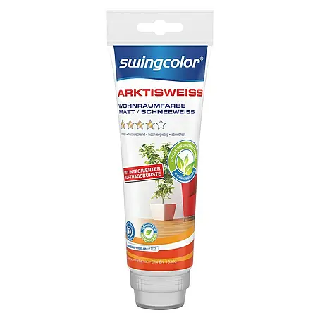swingcolor  Wandfarbe Arktisweiss