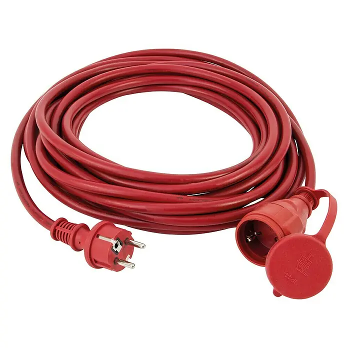 REV Verlengkabel - Rood, 25 m, N07V3V3-F3G1,5