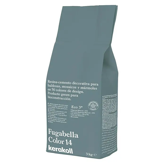 Kerakoll Sellador de resina - cemento Fugabella - Tono de color: 14, 3 kg