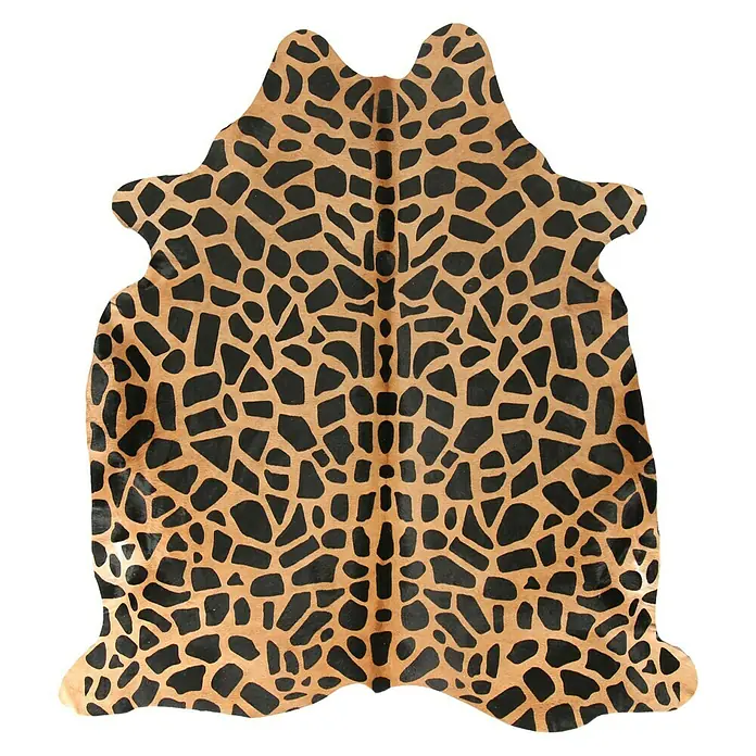Esbeco Deko-Kuhfell - Giraffe, 100 % Echtfell, Fläche ca.: 3 m² - 4 m² - Vorderansicht