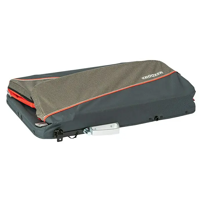 Croozer Fahrradanhänger Cargo Pakko - Traglast: 45 kg, Farbe: Campfire red - Linke Seitenansicht