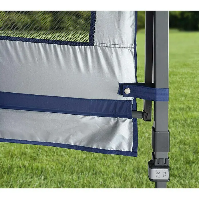 ShelterLogic Faltpavillon Quik Shade Summit - L x B x H: 300 x 300 x 300 cm, Blau - Detailaufnahme