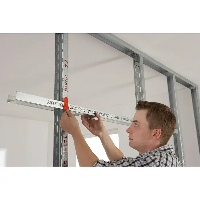 Knauf UA-Aussteifungsprofil - 2.600 x 75 x 40 mm, Stahl - Anwendungsbeispiel