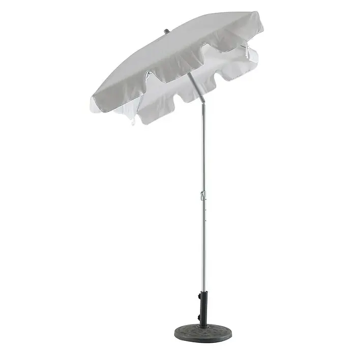 Sunfun Balkonschirm Messina II - Lichtgrau, 180 x 120 cm