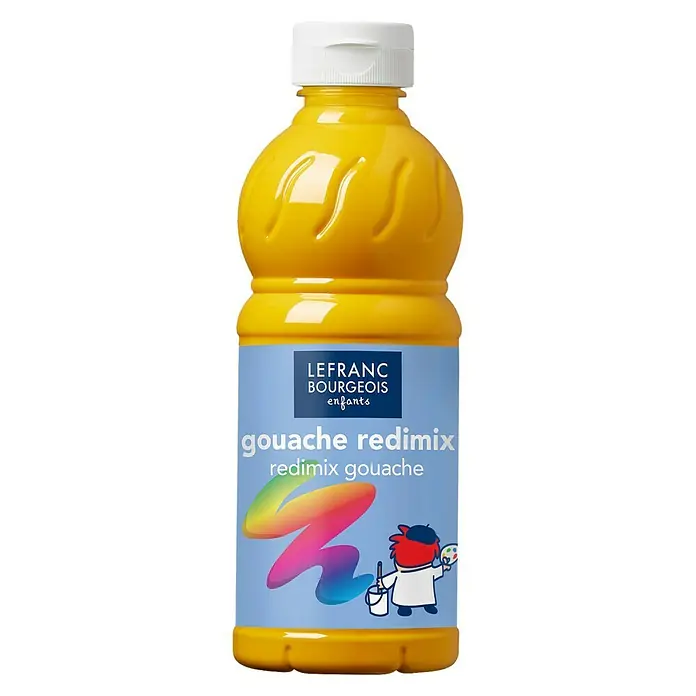 Lefranc & Bourgeois Gvaš Redimix - Zlatno-žuto, 500 ml, Boca - Pogled sprijeda