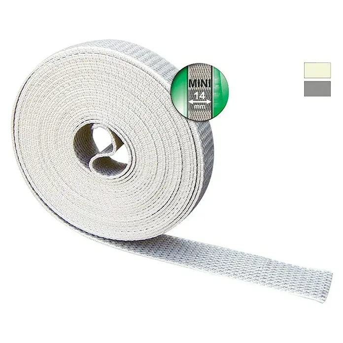 Schellenberg Rollladengurt - Grau, Länge: 50 m, Gurtbreite: 14 mm