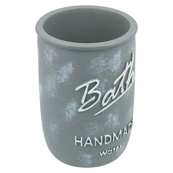 Venus Bath Zahnputzbecher - Polyresin, Weiß/Grau