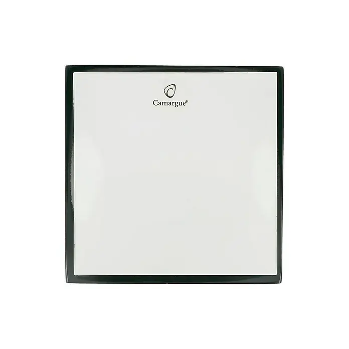 Camargue Couture Seifenschale - Polyresin, Weiß, Schwarz